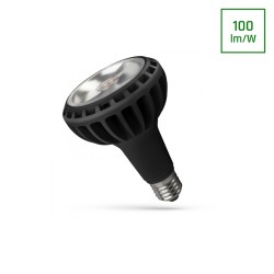 Żarówka LED PAR30 E27 20W 2000lm 24st. COB biała neutralna black - hurtownia elektryczna Amper.pl