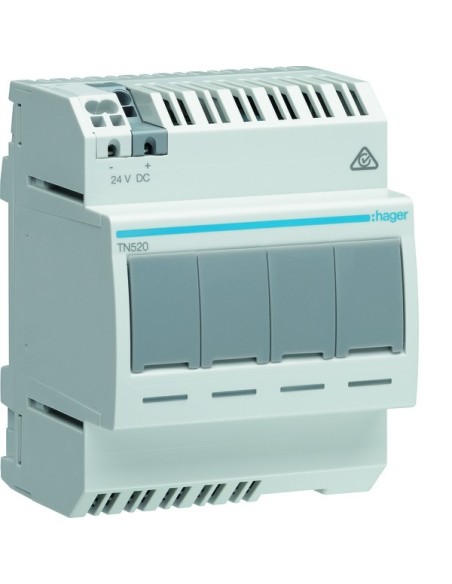 Switch modułowy 5 portów RJ45 TN520 Hager