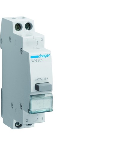 Przycisk sterowniczy 1NO+1NC Ith16A 230VAC SVN351 Hager
