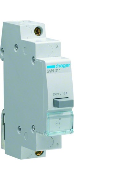 Przycisk sterowniczy 1NO Ith16A 230VAC SVN311 Hager