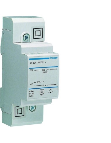 Transformator dzwonkowy 230/8-12VAC 4VA ST301 Hager