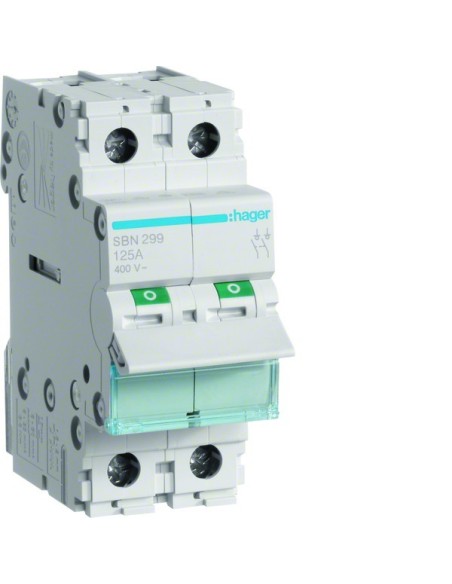 Modułowy rozłącznik izolacyjny 2P 125A 400VAC SBN299 Hager