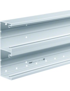 tehalit.BRP Podstawa kanału 65x210, 2 komory, PVC, biały BRP65210D19010 Hager