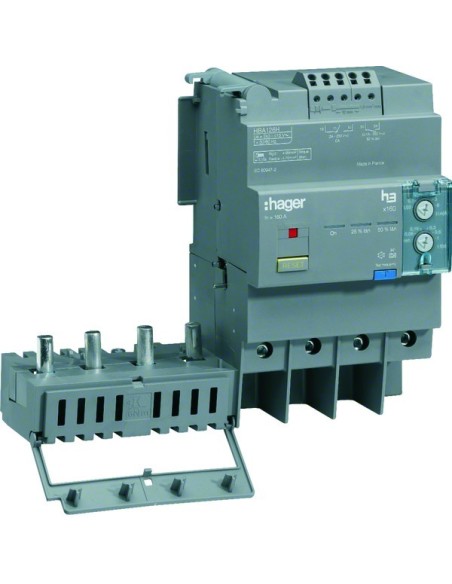 Blok różnicowo-prądowy 4P 125A, regulowany HBA126H Hager