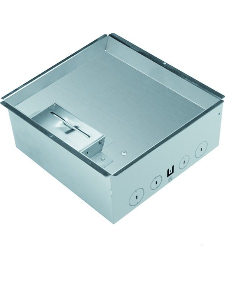 tehalit.VE-EE Zestaw - Puszka podłogowo-montażowa Q06 stal nierdzewna UDKPQ06E Hager