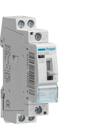 Stycznik taryfowy Dzień/Noc 230VAC 2NO 25A AC-7a/b ETC225 Hager