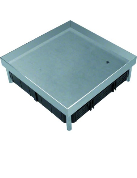 tehalit.VE-EE Pokrywa pełna EKQ06 200x200 gres/płytka 23/28mm stal nierdzewna EKQ0600BL1 Hager