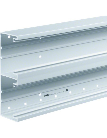 tehalit.BRP Podstawa kanału 65x210, 2 komory, PVC, biały BRP65210D19010 Hager