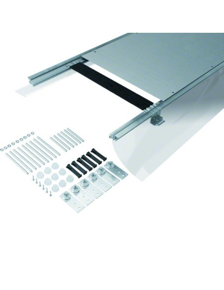 tehalit.BK Kanał współpoziomy boczna folia ochronna BKF 500x(105-150)mm stal BKF500105 Hager