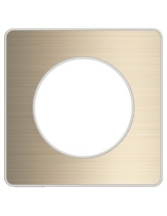 Odace Touch Ramka pojedyncza w kolorze brązowym BRONZE S52P802L Schneider