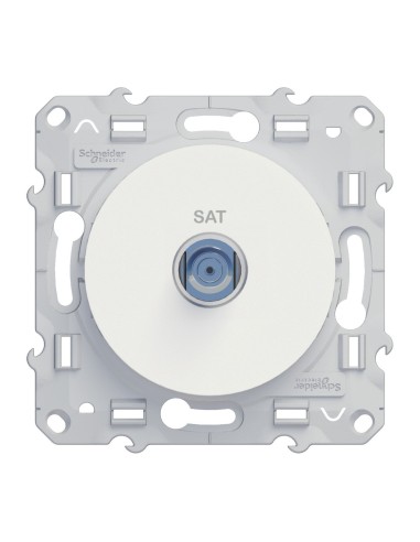 Odace Gniazdo SAT w kolorze białym S52D446 Schneider