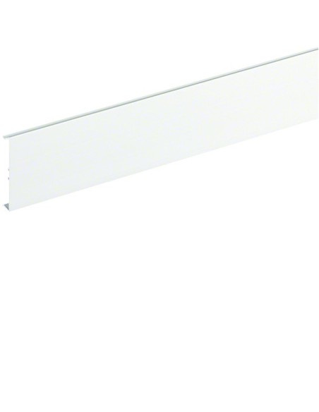 tehalit.BRAP Pokrywa kanału 80mm, alu, biały BRAP08029010 Hager