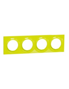 Odace Styl Ramka poczwórna, kolor VERDE S52P708H Schneider