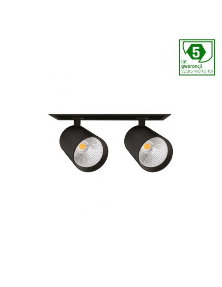 MDD PESO 2 840 2*19W 230V 12st Black 3420lm biała neutralna