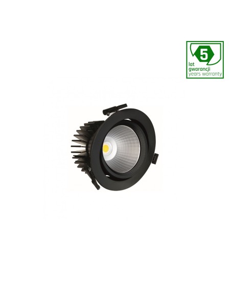 CEL DARA 930 35W 230V 40st Black 2800lm biała ciepła