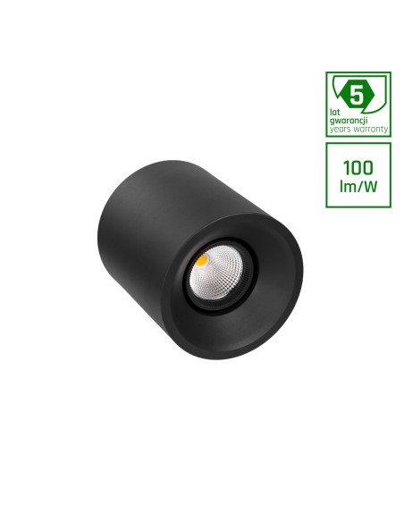 CEL ORIONA 830 27W 230V 60st Black 2700lm biała ciepła