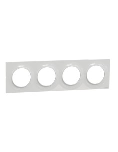 Odace Styl Ramka poczwórna w kolorze grafitowym S52P708A1 Schneider