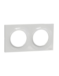 Odace Styl Ramka podwójna w kolorze grafitowym S52P704A1 Schneider