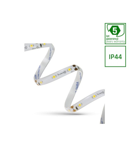 PASEK LED 18W 3528 60LED WW 5 lat 1m (rolka 5m) -w silikonie 1500lm biała ciepła
