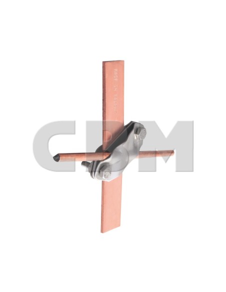 Uchwyt skośny przew./przew., stal nierdz.,M8