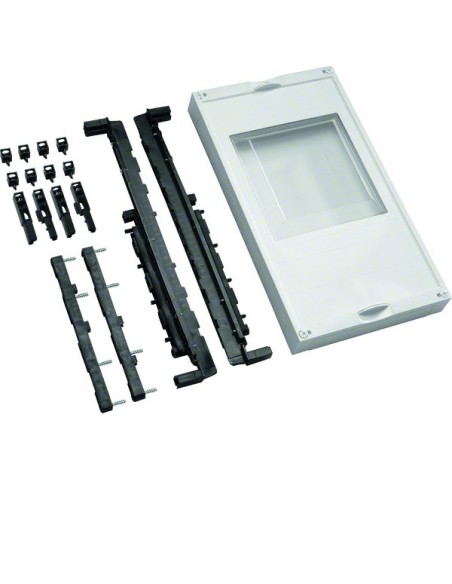 univers N Blok dla szyn zbiorczych poz. 60mm 1xNH12 z przez. szybą 450x250mm UE31E9 Hager