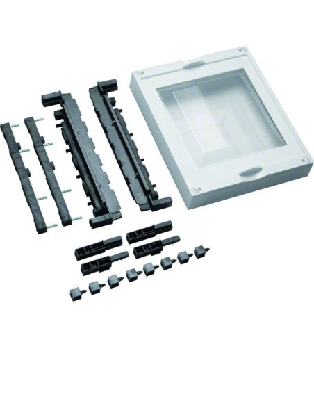 univers N Blok dla szyn zbiorczych poz. 60mm 1xNH00 z przez. szybą 300x250mm UE21E4 Hager