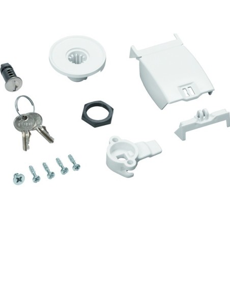 univers Zamek cylindryczny z pokrywą plombowaną FZ824N Hager