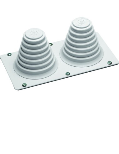 univers Przepust kablowy z dławicami do kabla śr. 23 - 55mm kl. I FZ415E Hager