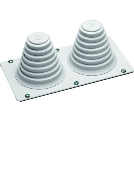 univers Przepust kablowy z dławicami do kabla śr. 23 - 55mm kl. I FZ415E Hager