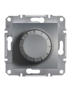 Asfora Ściemniacz RC (łacznik schodowy) bez ramki, stal EPH6600162 Schneider 2