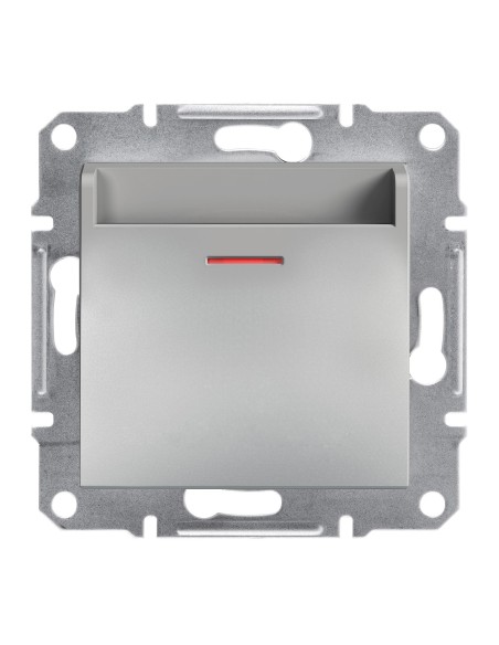 Asfora Łącznik hotelowy (mechaniczny) bez ramki, aluminium EPH6200161 Schneider