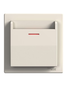 Asfora Łącznik hotelowy (mechaniczny) z ramką, kremowy EPH6200123 Schneider 2