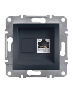 Asfora Gniazdo komputerowe kat.5e STP bez ramki, antracyt EPH5000171 Schneider 2