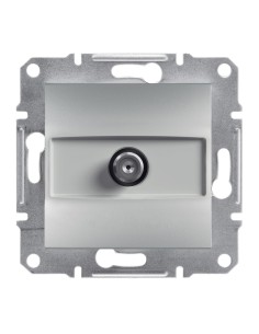 Asfora Gniazdo SAT przelotowe bez ramki, aluminium EPH3700261 Schneider 2