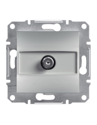 Asfora Gniazdo SAT przelotowe bez ramki, aluminium EPH3700261 Schneider