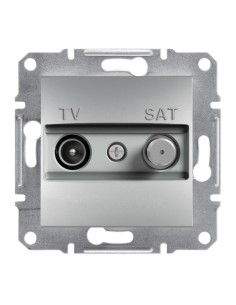 Asfora Gniazdo TVSAT przelotowe (8dB) bez ramki, aluminium EPH3400361 Schneider 2