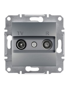 Asfora Gniazdo RTV przelotowe (8dB) bez ramki, stalowe EPH3300362 Schneider 2