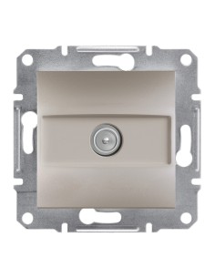 Asfora Gniazdo TV przelotowe (8dB), brązowe EPH3200369 Schneider 2