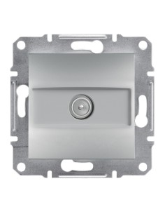 Asfora Gniazdo TV przelotowe (4dB) bez ramki, aluminium EPH3200261 Schneider 2