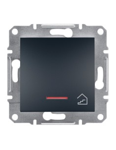 Asfora Przycisk "schody" z podś. bez ramki, antracytowy EPH1900171 Schneider 2