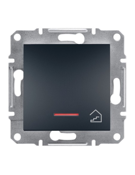 Asfora Przycisk "schody" z podś. bez ramki, antracytowy EPH1900171 Schneider