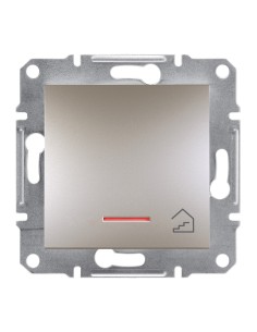 Asfora Przycisk "schody" z podś. bez ramki, brązowy EPH1900169 Schneider 2