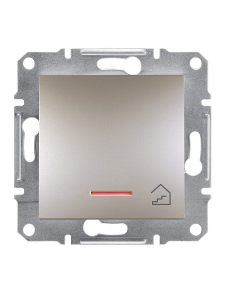 Asfora Przycisk "schody" z podś. bez ramki, brązowy EPH1900169 Schneider