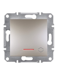 Asfora Łącznik schod. z podświetleniem bez ramki, brązowy EPH1500369 Schneider 2