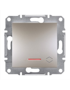 Asfora Łącznik schodowy z podśw. bez ramki, brązowy EPH1500169 Schneider 2