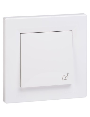 "Asfora Przycisk ""dzwonek"" IP44, biały EPH0800221 Schneider
