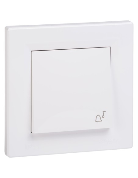 "Asfora Przycisk ""dzwonek"" IP44, biały EPH0800221 Schneider