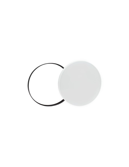 NYMPHEA BLACK & WHITE RINGS 18W NW 230V 115st IP54 IK04 FI250x52 BIAŁY/CZARNY OKRĄGŁA