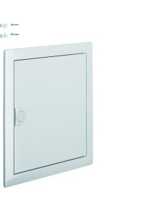 volta Ramka maskująca z drzwiami 1R/12M RAL9006 dostawy etapowe VZ321N Hager