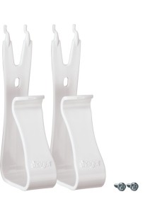 Uchwyt dla urządzeń multimedialnych, plastikowy, biały (zestaw 2szt.) VZ02MM Hager